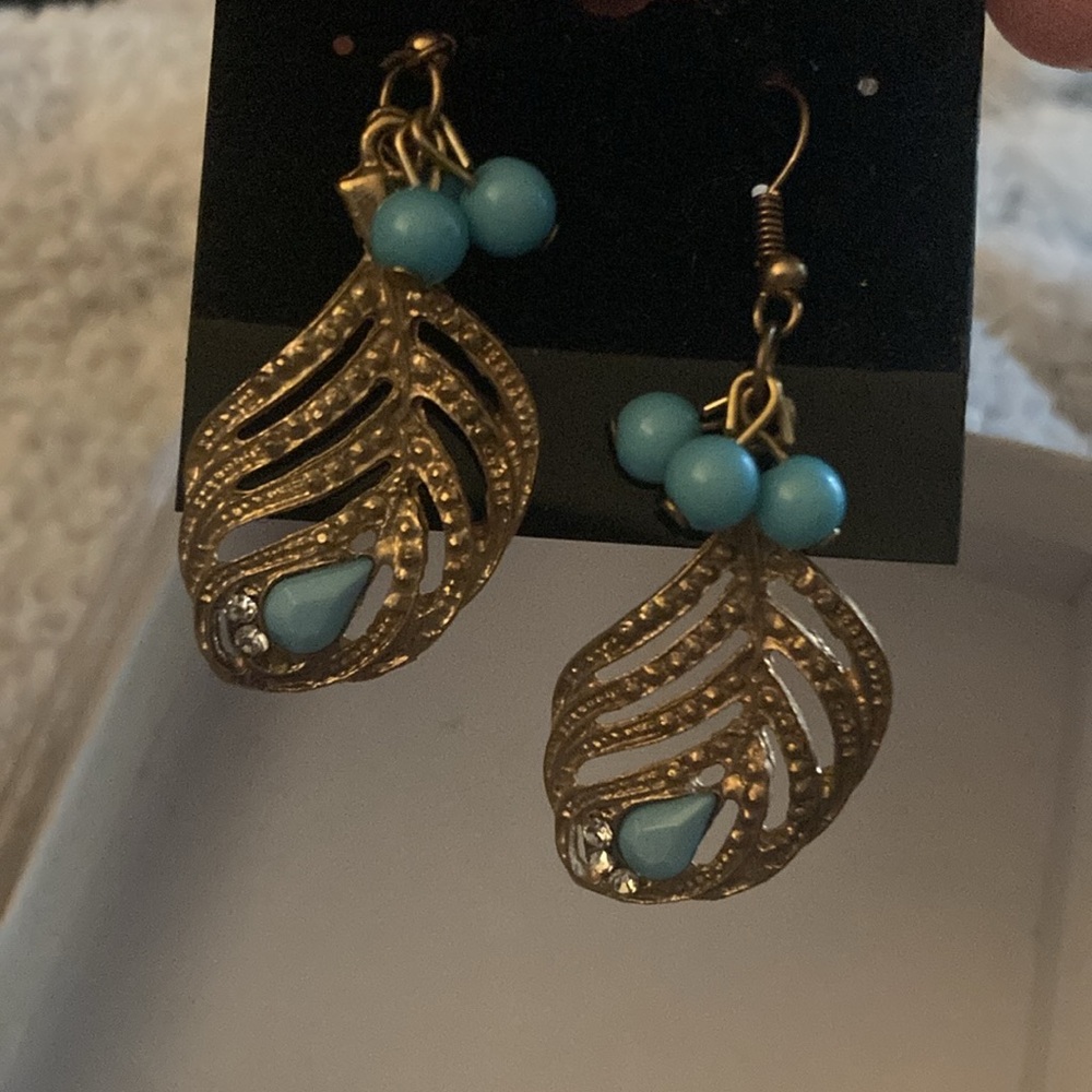 10 k necklace, and earrings
